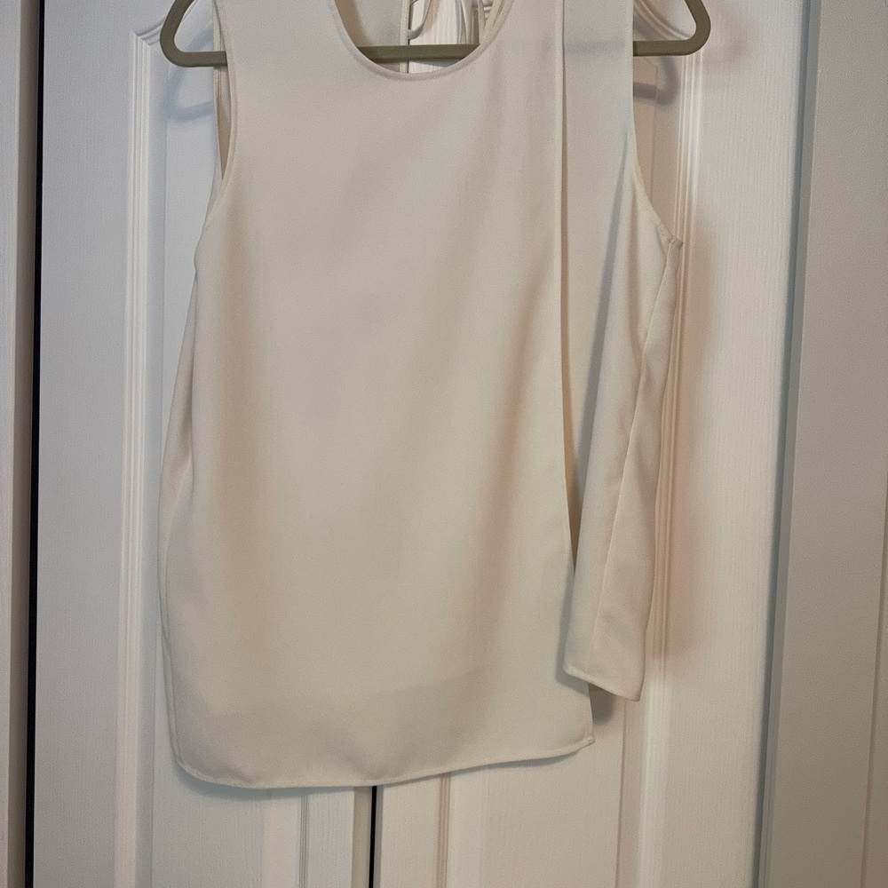 Acne Studios Ivory Sleeveless Blouse
